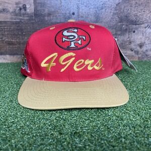 Vintage Team Nfl 49ers Logo 7 San‎ Francisco 49ers Snapback Cap 90's